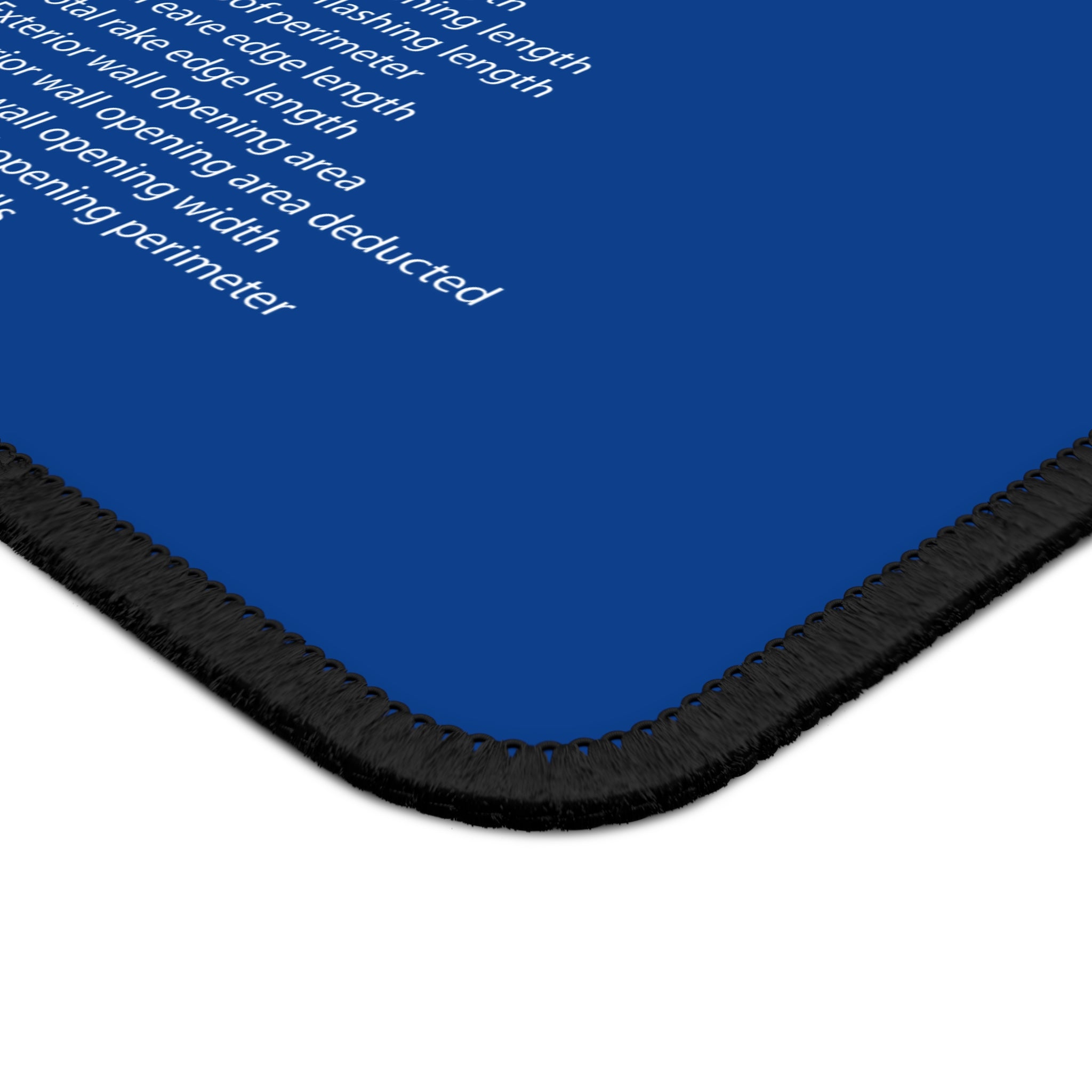 Estimating Shortcuts Mouse Pad - Blue