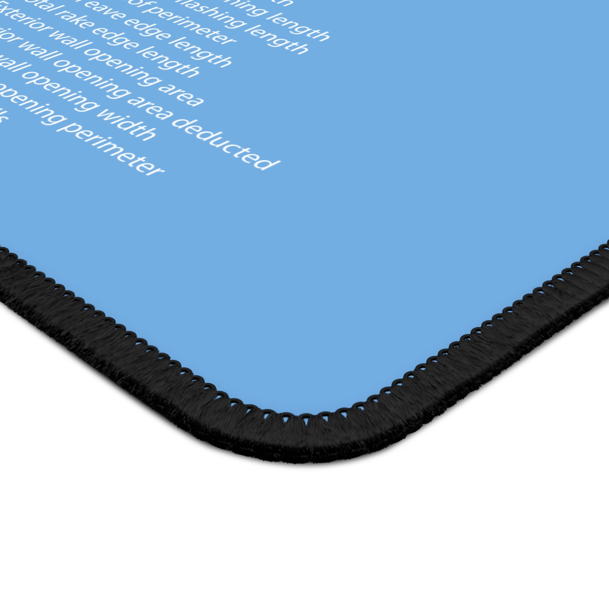 Estimating Shortcuts Mouse Pad - Light Blue